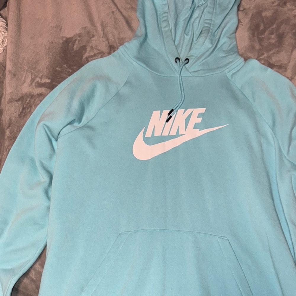 Nike Sky Blue Pullover Hoodie